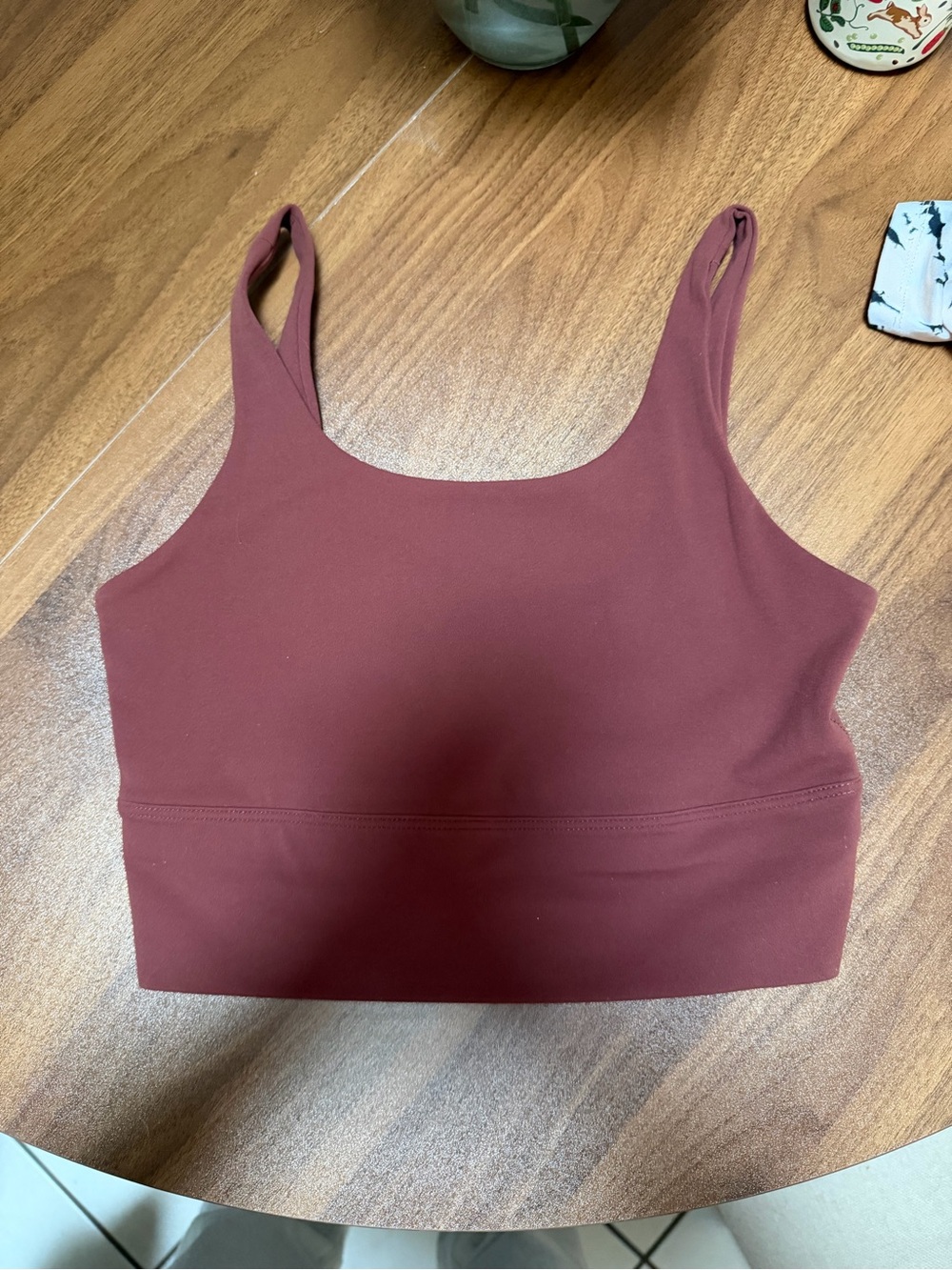 Nike Rust Scoop Neck Sports Bra